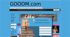 Desktop Screenshot of gooom.com